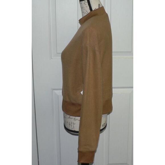 Abound Women's Mock Neck Fleece Pullover in Tan Dale Large MSRP $25 - Picture 5 of 6